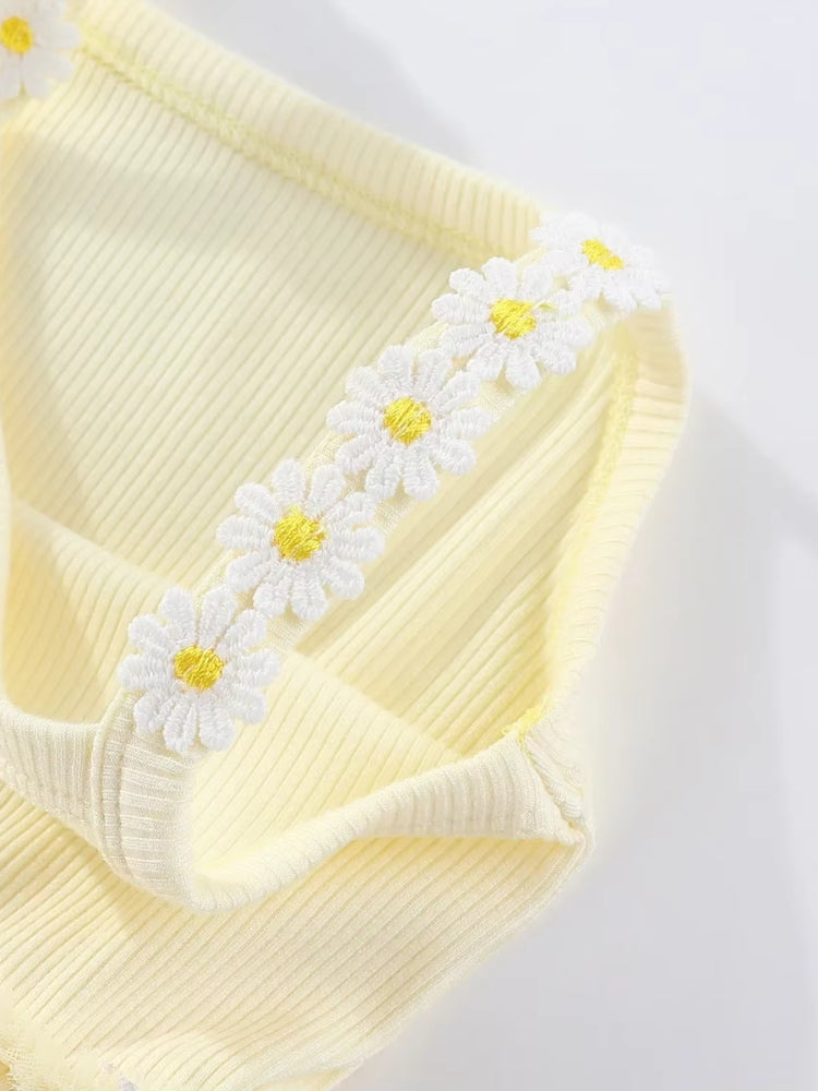 Robe tutu pour fillette couleur jaune