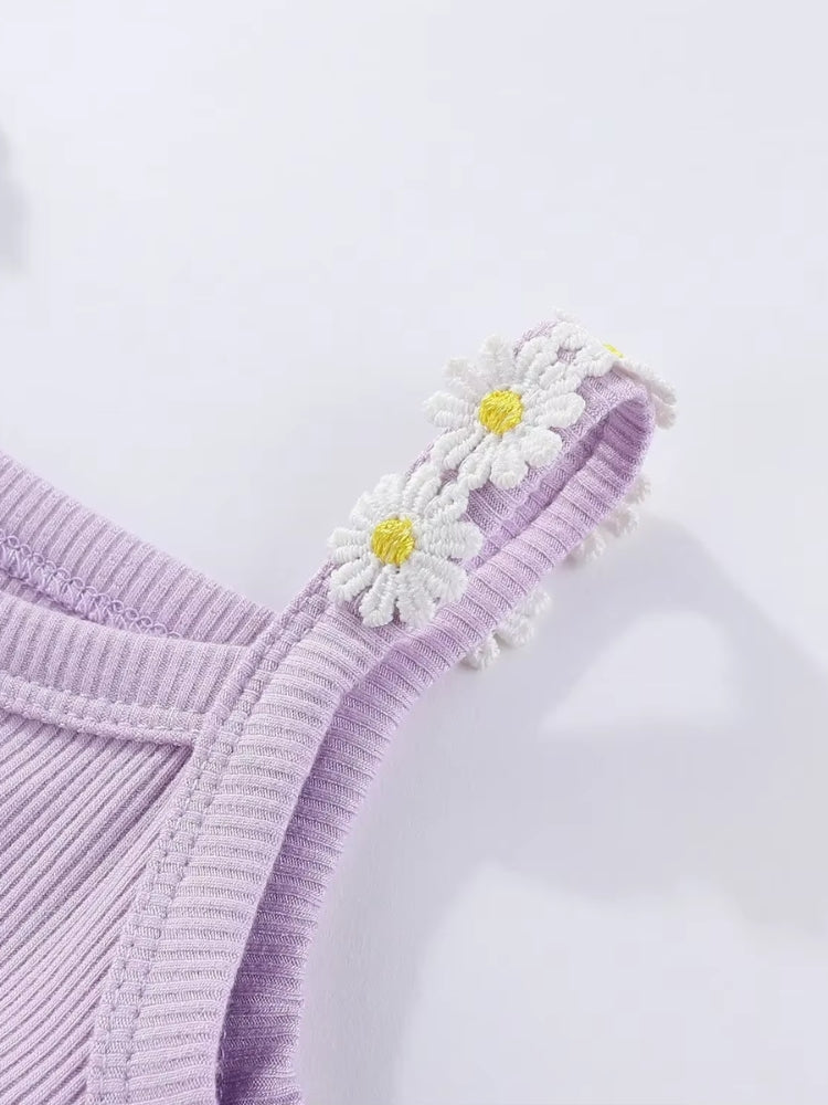 Robe tutu pour fillette couleur violette