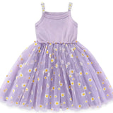 Robe tutu pour fillette couleur violette